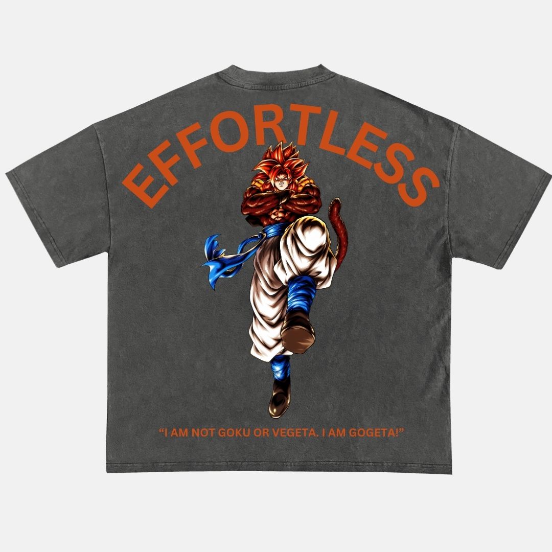 Heavyweight Drop Shoulder Tee – Effortless Gogeta Edition